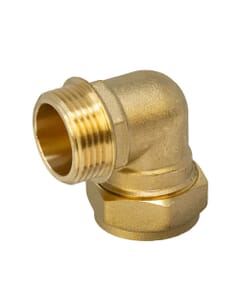 Brass Compression Elbow – 22mm x 3/4" BSP , HA5061