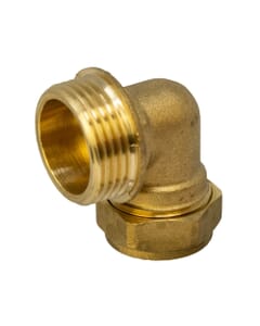 Brass Compression Elbow – 22mm x 1" BSP