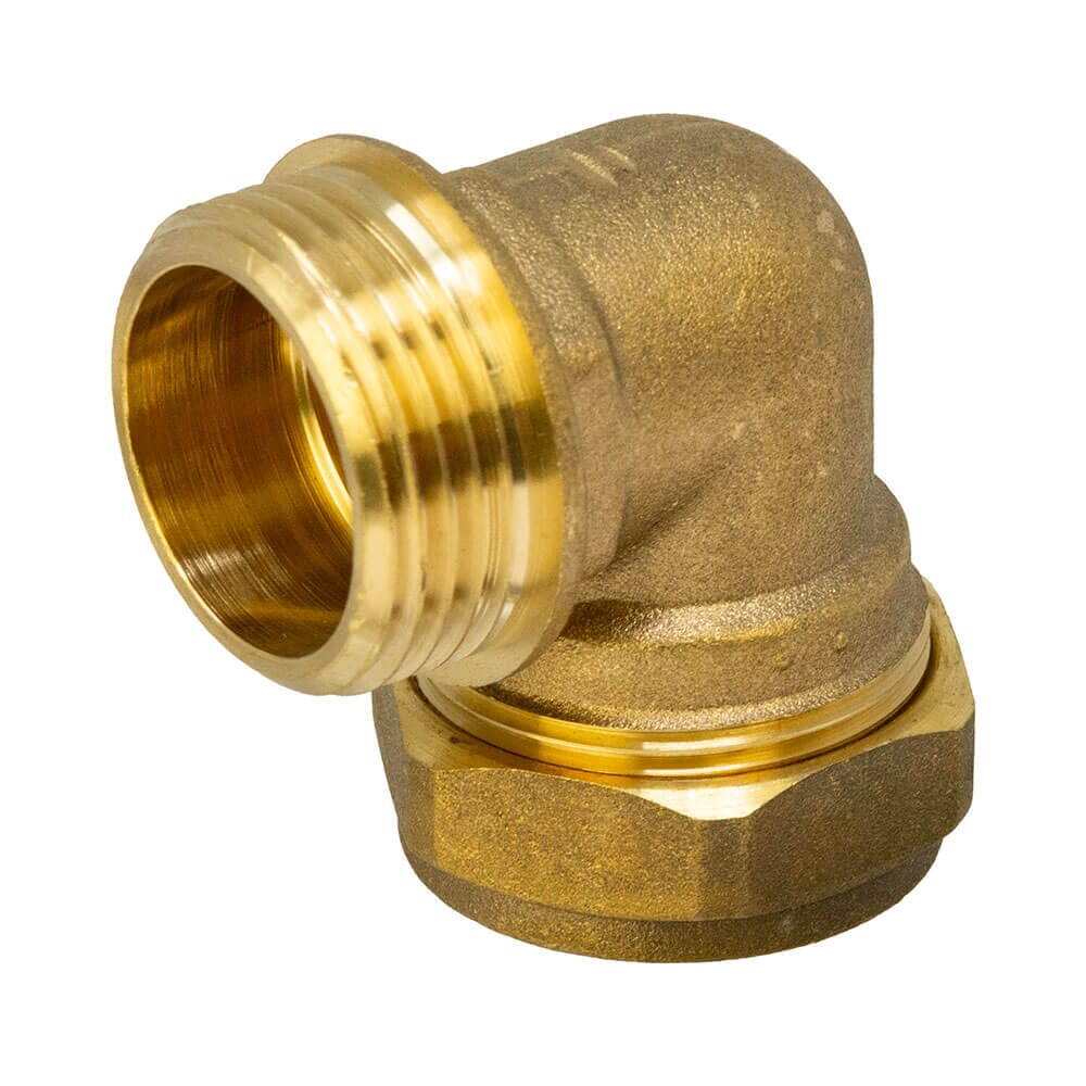 Brass Compression Elbow – 28mm x 1" BSP , HA5063