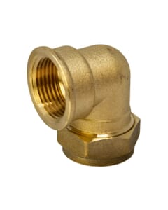 Brass Compression Elbow – 22mm x 3/4" BSP Female, HA5066
