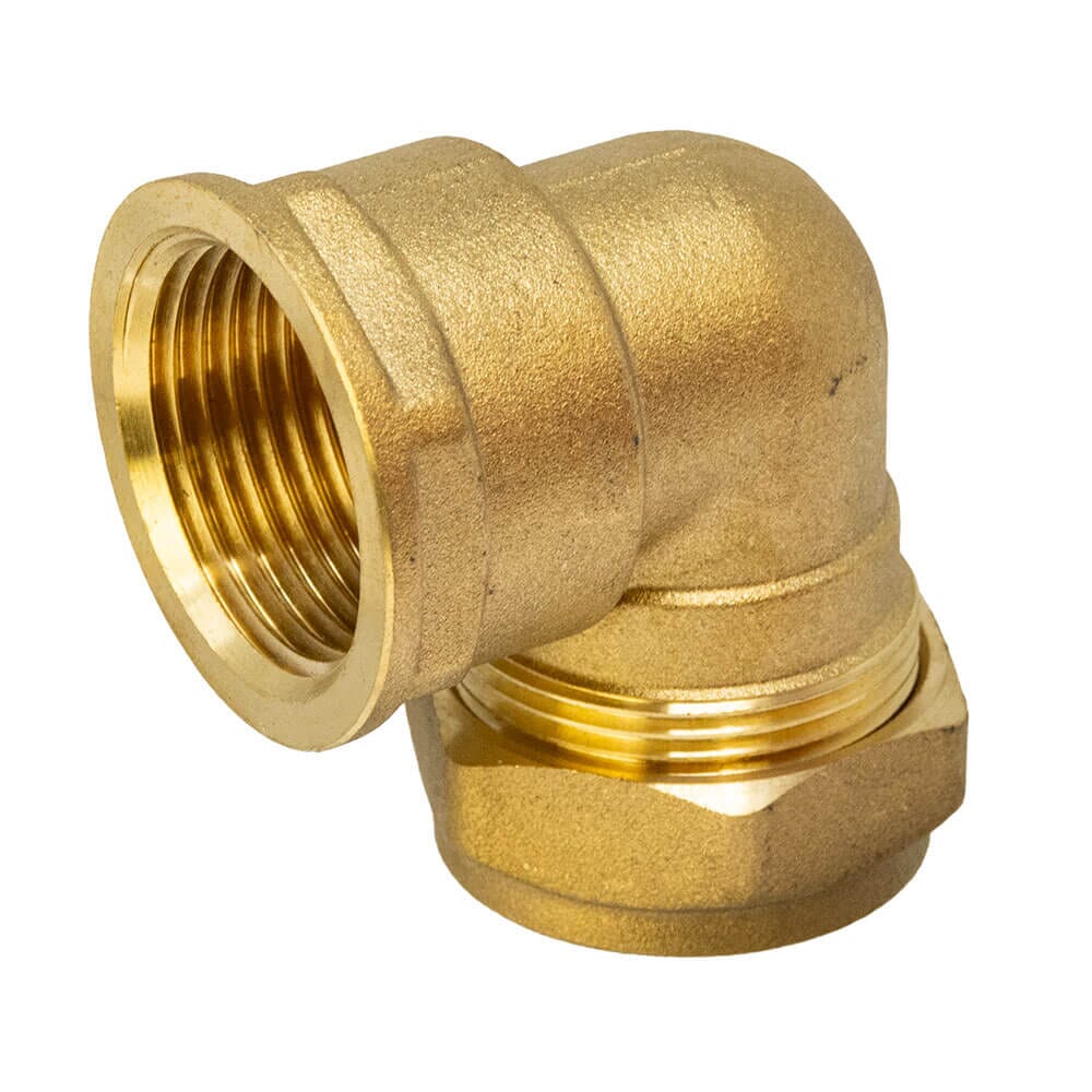 28mm Compression Elbow x 1" Bspfm