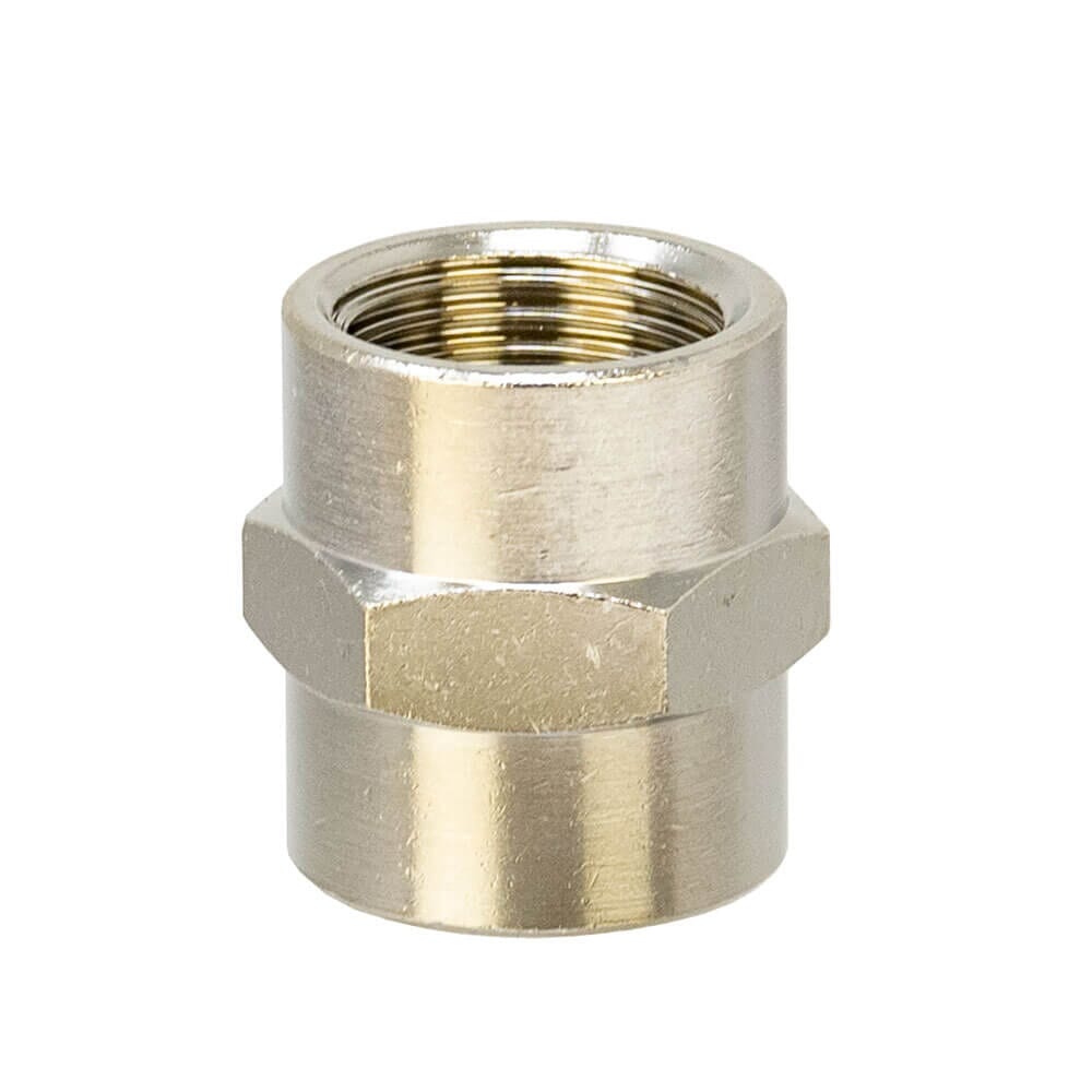 Nickel Plated Brass Hexagon Socket - 1/2" BSP, HA523