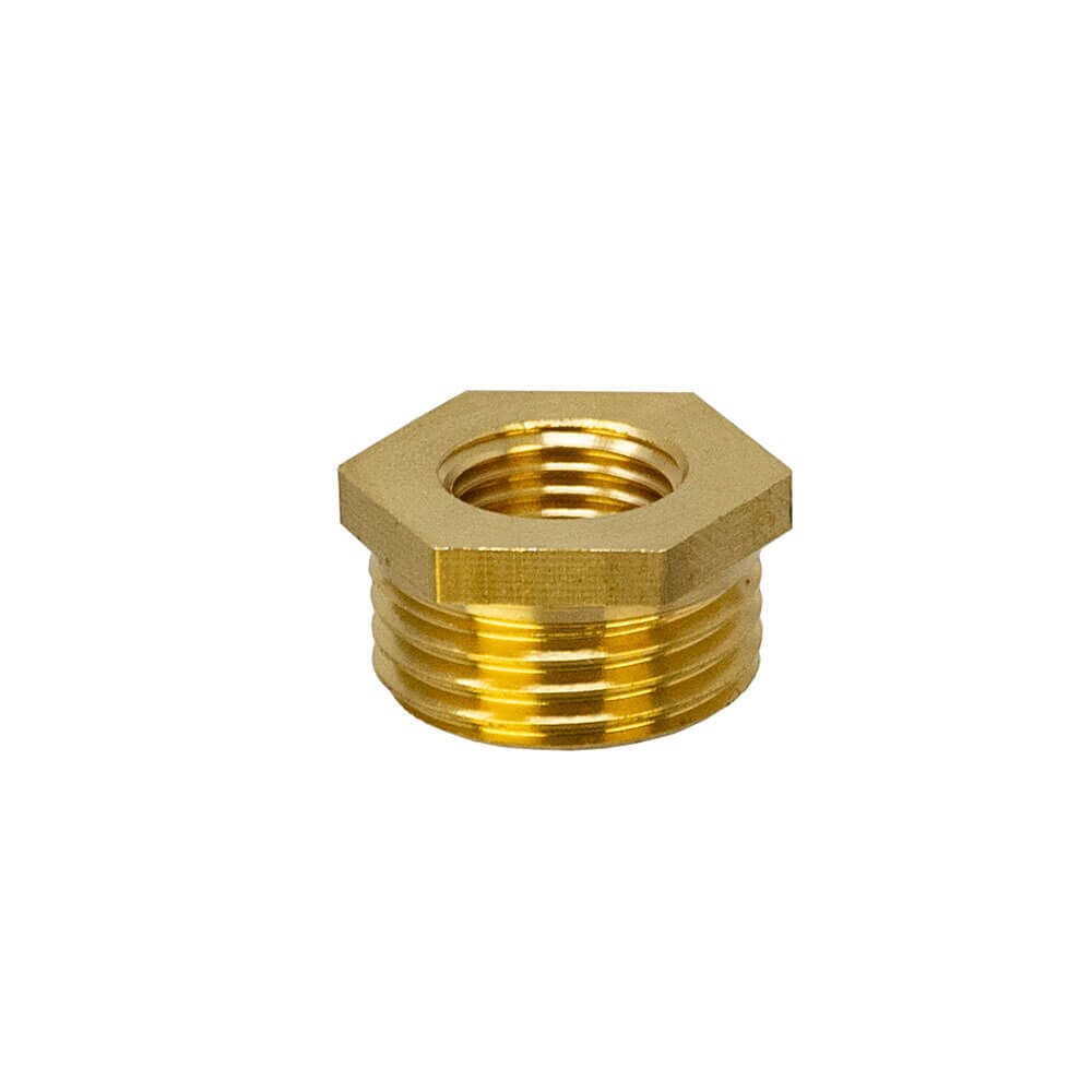 Brass Threaded Hexagon Bush - 1/2" BSP M x 1/4" BSP FM, HA530