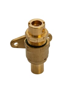 Micropoint Straight Bayonet Cooker Socket with Backplate – 15mm, HA559