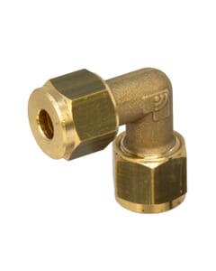 6mm Brass Compression Elbow – WRAS Approved
