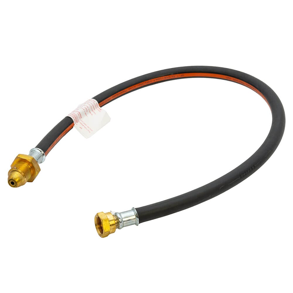 35" Propane Pigtail Hose - NR POL x W20 Connector for LPG Systems, HA685.