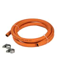 8mm x 2m of High Pressure Gas Hose and Jubilee Clips, HA7002 