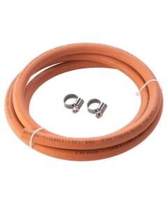 8mm x 5m of High Pressure Gas Hose and Jubilee Clips, HA7004