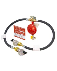 Cavagna LPG Manual Changeover Propane Gas Regulator Kit - 21mm Clip-On, HA701T