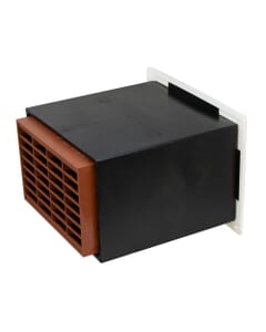 Stadium BM701-3 Anti-Draught Black Hole Ventilator with Airbrick, BM701/R