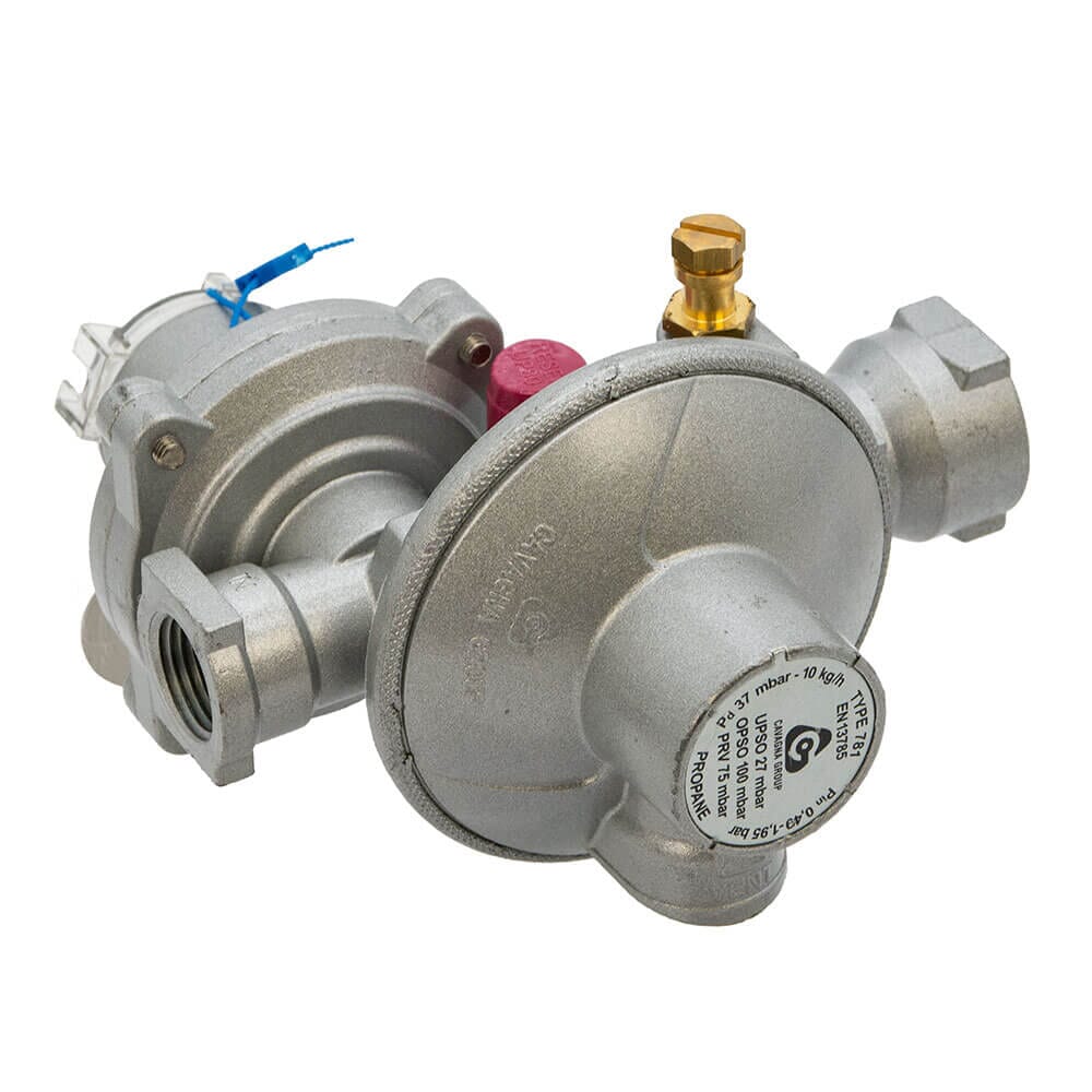 Cavagna Propane Gas Regulator 37mbar 2nd Stage UPSO/OPSO 10kg/hr, HA704