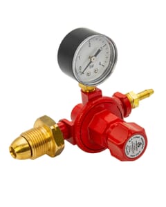 Cavagna Adjustable Propane Regulator 0.5–2 Bar – HP with Gauge, HA855