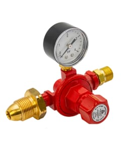Cavagna HP Adjustable Propane Regulator with Gauge – 3/8" LH BSP, HA855L