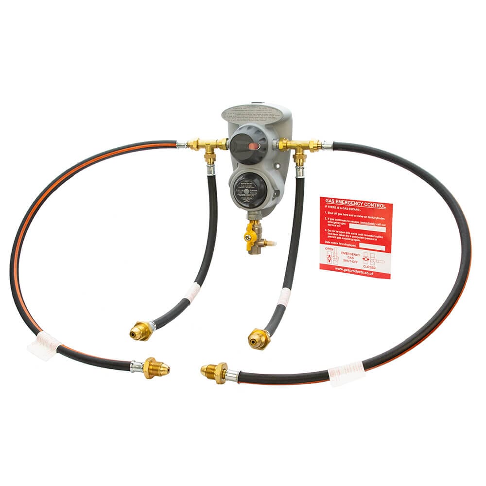 Clesse TR800 Four Pack ACO Gas Regulator Kit with OPSO - UK POL, HA9604