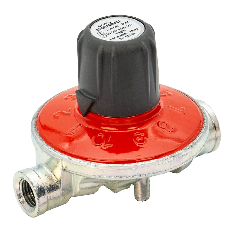 Clesse BP1813 Adjustable Propane Regulator, 4kg - 50-150mbar, HA9606