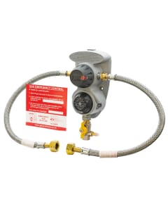 Clesse Auto Changeover LPG Regulator with Galv. Pigtails & OPSO - Irish, HA9602EARM