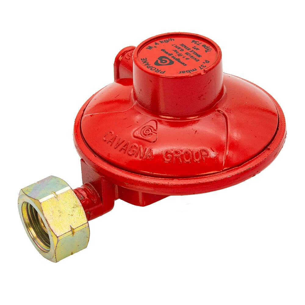 Cavagna 37mbar Propane Gas Regulator – 4kg Irish F-Valve, HA9663