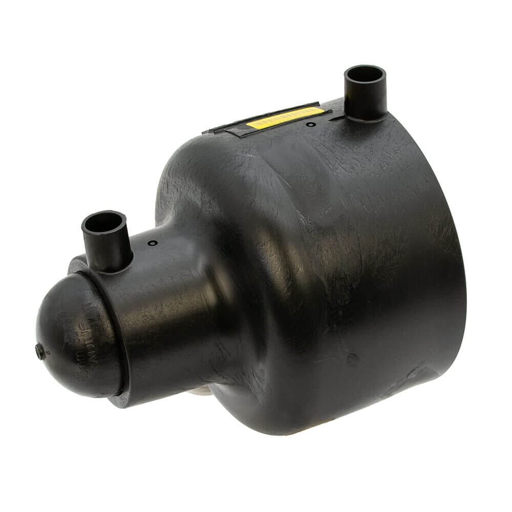 Universal 125mm Black MDPE Electrofusion End Cap, HA9674