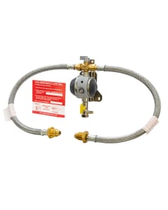 HGP LPG Manual Changeover Regulator Kit with OPSO & Galv Pigtail, HGP995ARM