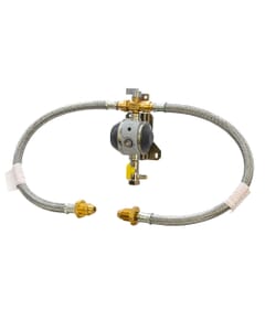 Calor LPG Manual Changeover Regulator Kit with OPSO & Galv Pigtails, 602995ARM
