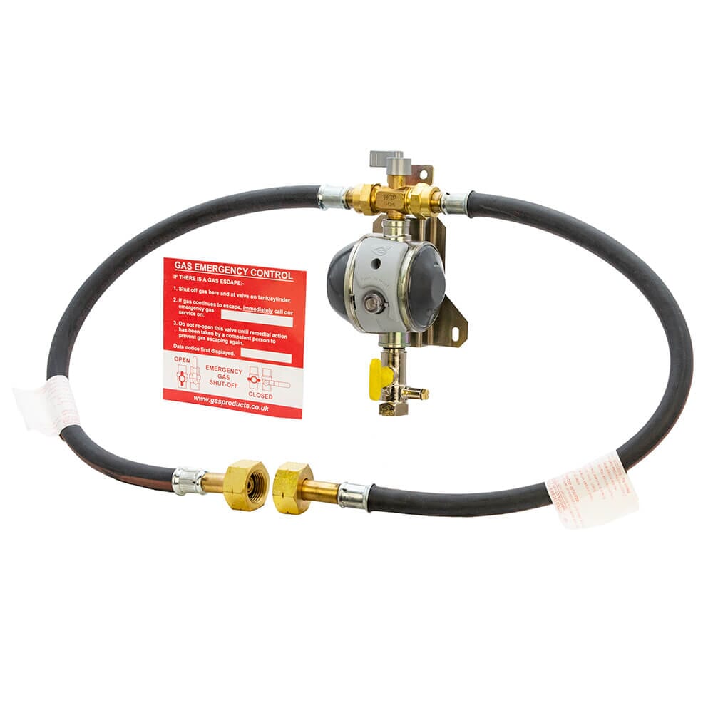 HGP LPG Manual Changeover Regulator Kit with OPSO - Irish F-Valve, HGP995E