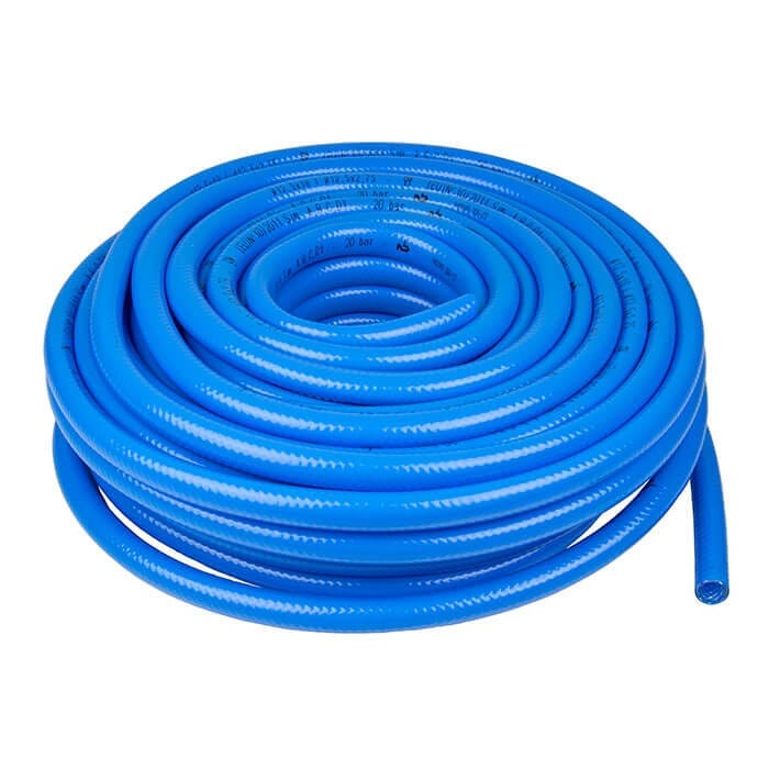 12.5mm ID (1/2”) x 30m Non-Toxic Blue Reinforced Cold Water PVC Hose, HPR/13/B/30
