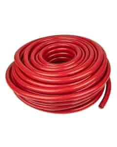 10mm ID (3/8”) x 30m Non-Toxic Red Reinforced Hot Water PVC Hose, HPR/10R/30