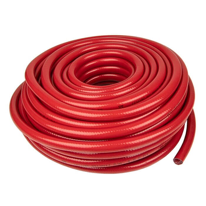 12.5mm ID (1/2”) x 30m Non-Toxic Red Reinforced Hot Water PVC Hose, HPR/13/R/30