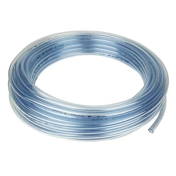 12.5mm ID (1/2”) x 30m Multipurpose Clear Unreinforced PVC Hose, HPU/132