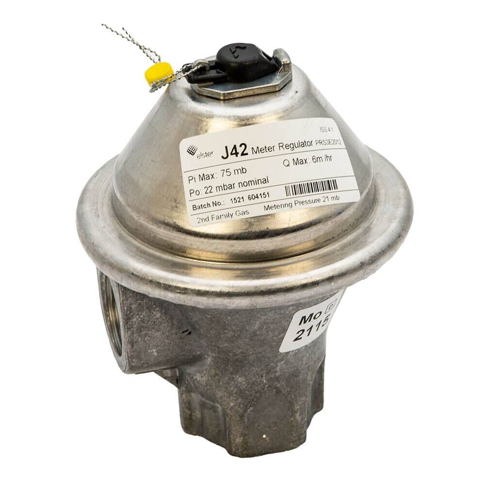 Honeywell Elster (J42) ¾” Domestic Angled Meter Regulator, JE103L