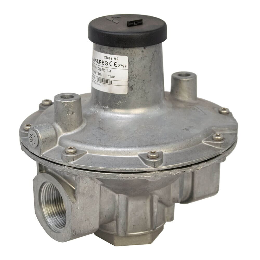 Elster Jeavons J48 1.1/4" Industrial Gas Regulator - 12.5-25 mbar, JE120