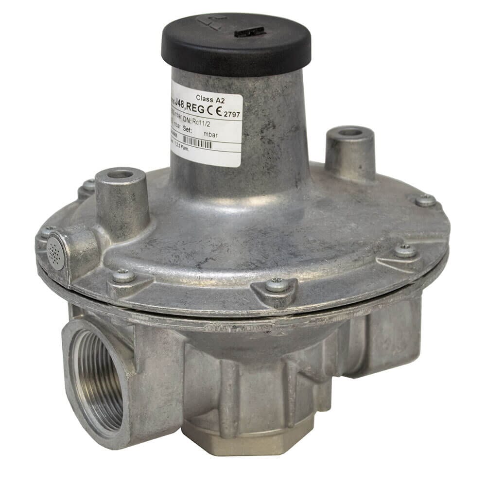 Elster Jeavons J48 1.1/2" Industrial Gas Regulator - 12.5-25 mbar, JE121
