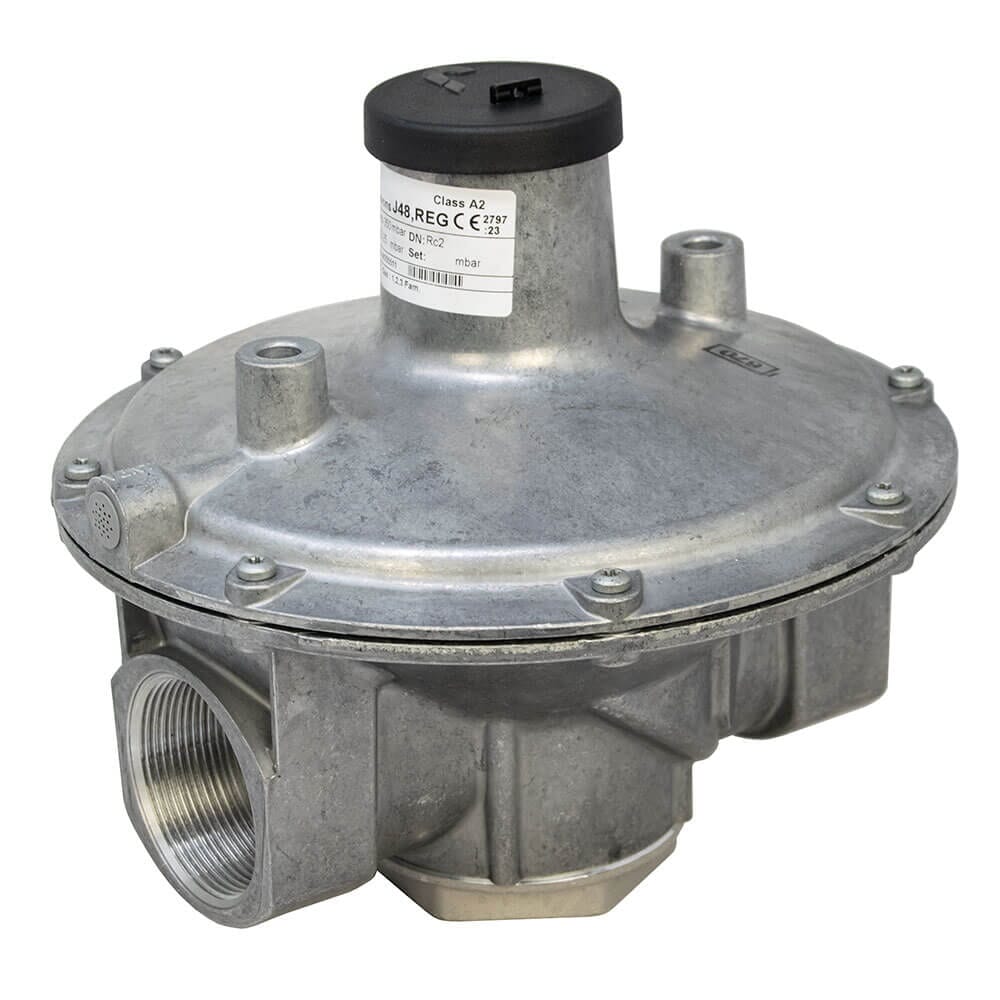 Elster Jeavons (J48R) 2" Industrial Gas Regulator, JE122