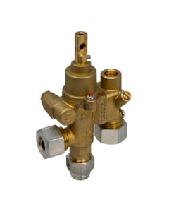22S Catering Gas Safety Valve Angled Inlet/Outlet, LV22SH
