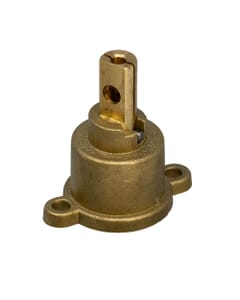 22S (Niting Cover) Brass Gas Valve Cap With Pin, LVNC