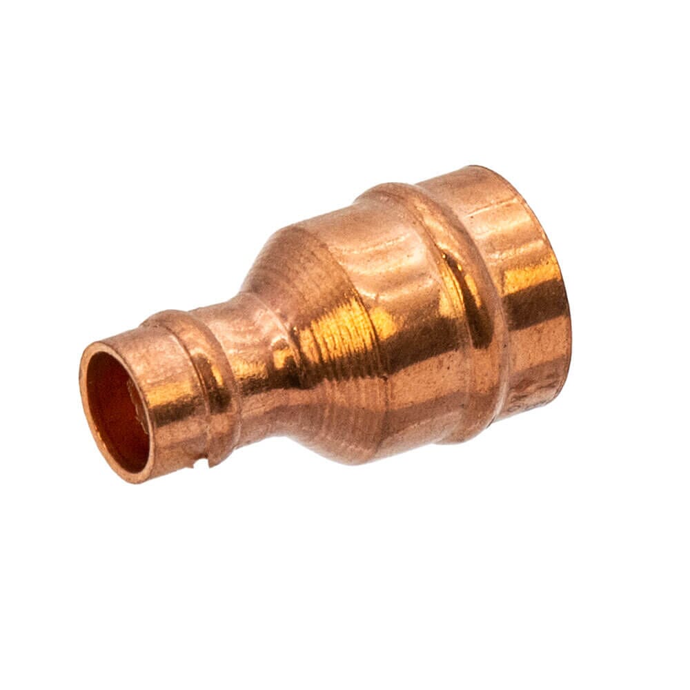 Copper Solder Ring Reducing Coupler - 15mm x 8mm, M/101508