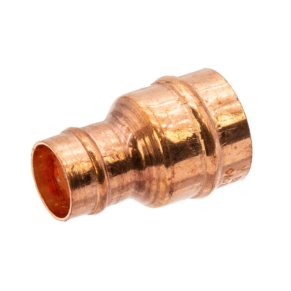 Copper Solder Ring Reducing Coupler - 22mm x 15mm, M/102215