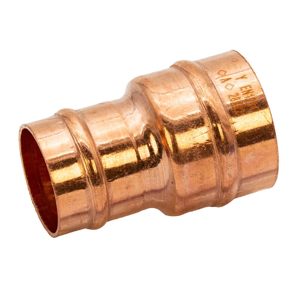 Copper Solder Ring Reducing Coupler - 28mm x 22mm, M/102822