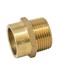 Copper Solder Ring Male Straight Coupler - 22mm x 3/4" Bsp M