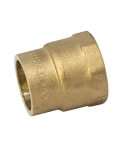Copper Solder Ring Female Straight Coupler - 22mm x 3/4" FM, M/122206