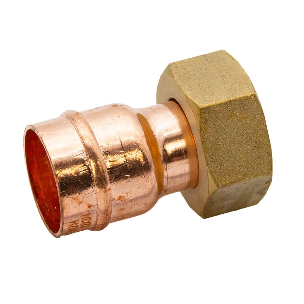 Copper Solder Ring Straight Tap Connector - 22mm x 3/4" Bsp Fm, M/132206
