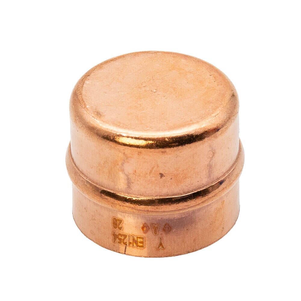 Copper Solder Ring Stop End - 28mm, M/152800
