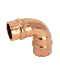 Copper Solder Ring Equal Elbow - 8mm