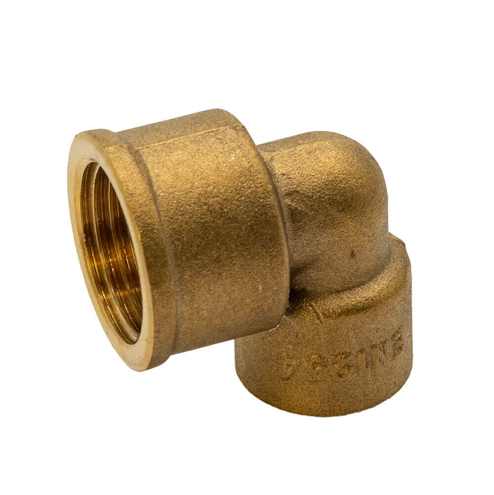 Brass Solder Ring Female Iron Elbow - 15mm x 1/2" BSP FM,  MSR18150400