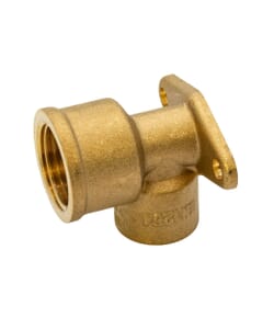 Copper Solder Ring Female Iron Wall Plate Elbow - 15mm x 1/2" Bsp Fm, MSR19150400