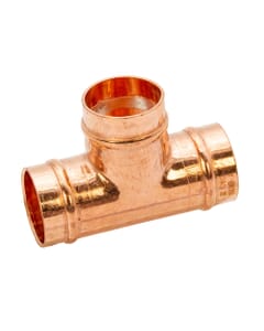 Copper Solder Ring Equal Tee - 22mm, MSR20220000