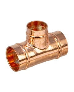 Copper Solder Ring Tee Reduced End - 22mm x 28mm x 28mm, MSR20222828