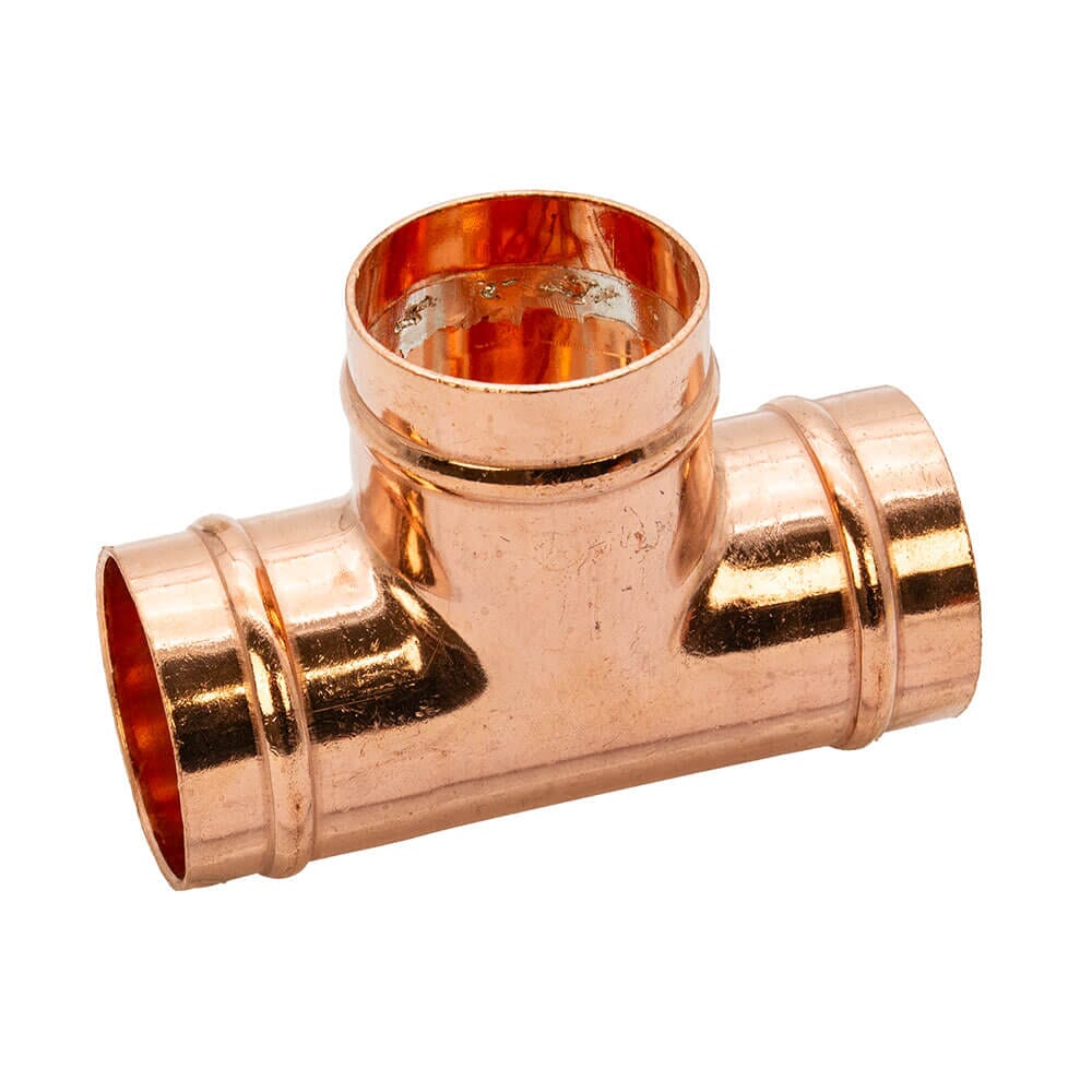 Copper Solder Ring Equal Tee - 42mm, MSR20420000