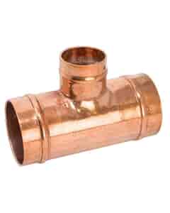 Copper Solder Ring Reduced Branch Tee - 42mm x 42mm x 28mm, MSR20424228