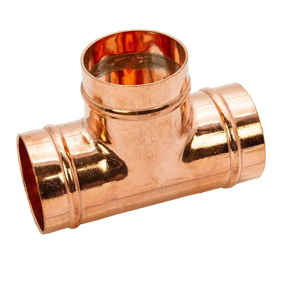 Copper Solder Ring Equal Tee - 54mm, MSR20540000